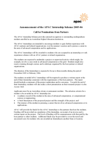 Internship Scheme Call for nominations 2005-063.pdf